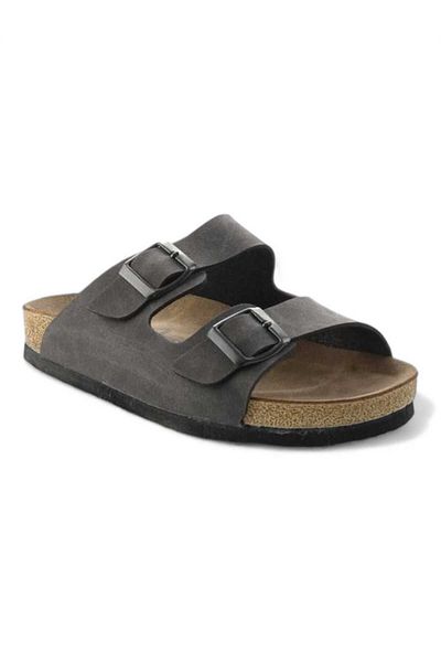 Lideral Unisex Children and Youth Slippers - Orthopedic Sole, Double Banded Buckle, Daily Comfortable Home & Outdoor Slippers