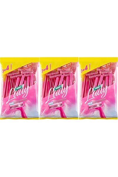 Derby ( STD ) Derby Lady Traş Bıçağı Çift Bıçaklı 42 Li Set (3PK*14) ( TEKLİD...
