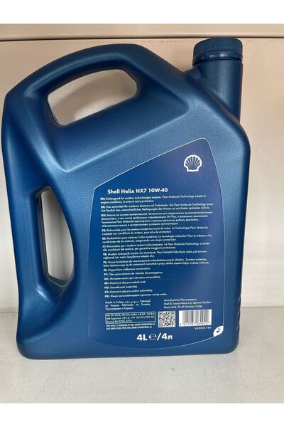 SHELL Helix Hx7 10w/40 4 Litre Üretim 2024