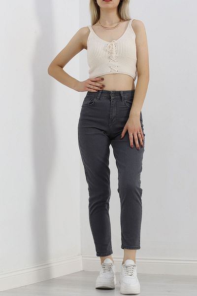 Moka Shopin MokaShopin Boyfriend Darkgrey Jeans - 19170.1431