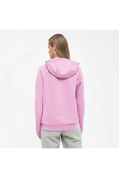Nike Sportswear Essential Fleece Hoodie Kadın Pembe Sweatshirt