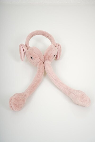 EBMER Căști de pluș cu urechi de iepure - Urechi mobile cu protecție