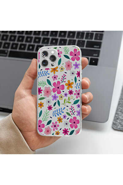 SHOWLIGHT Xiaomi Redmi Note 13 Pro Plus 5G Uyumlu Çiçek Tasarımlı Premium Şef...