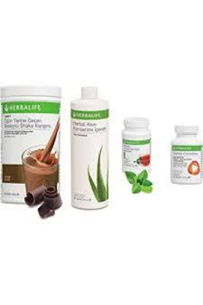 Herbalife Premıum Set V19 (çikolatalı Shake+aloe Konsantre+thermo Complete+bi...