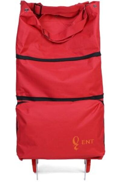 ENT CANTA Nergis Model 2 Tekerli Ve Katlanabilir Alışveriş Ve Seyahat Çantası...