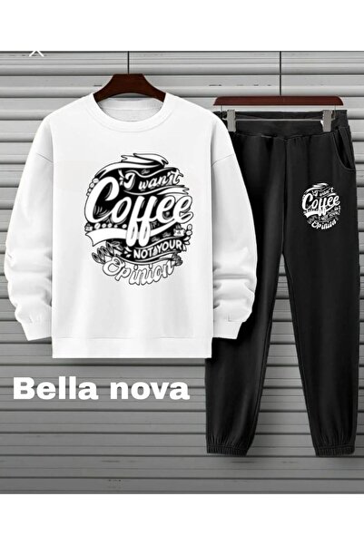 bellanova - Trening imprimat cu 3 fire Hanorac cu glugă Set de jos