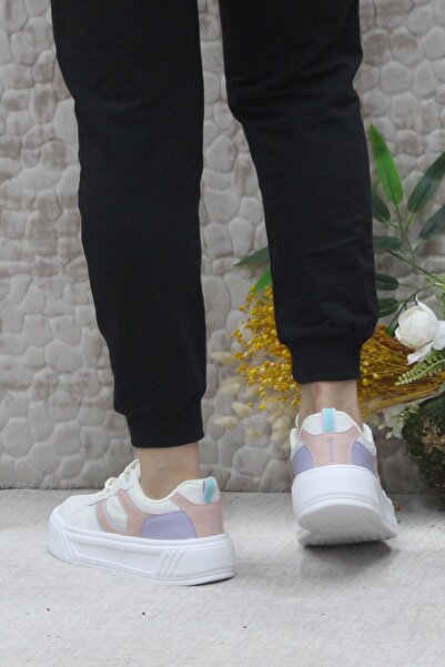 Kinetix Adexa Pu W Bej Hafif Rahat Orijinal Ürün Sneaker Kadın Ayakkabı