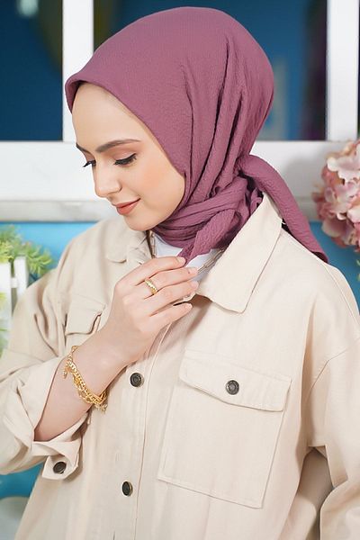 Organic Scarfs Testtür Mio γυναικείο κασκόλ Hijap - Jazz Model