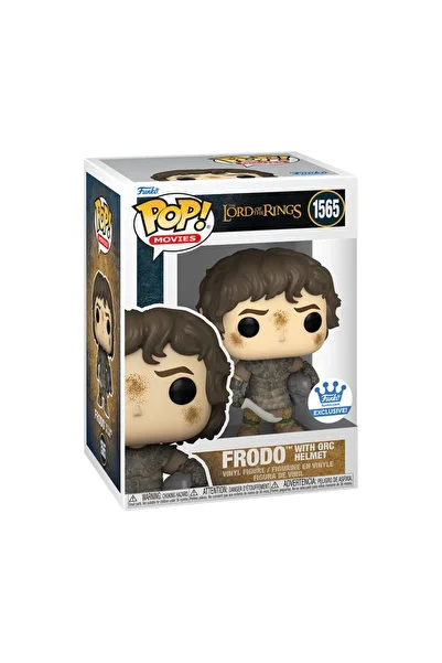 Funko سيد الخواتم - Frodo Baggins Pop! مجسم من الفينيل، بتفاصيل خوذة