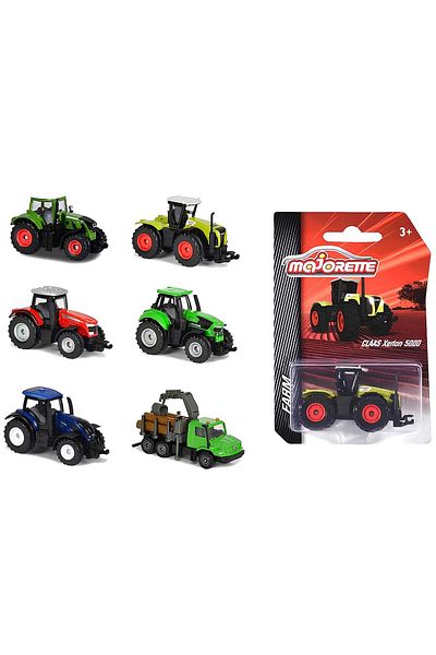 Majorette Majorette Farm Massey Ferguson 8737 Tractor, Red/Black