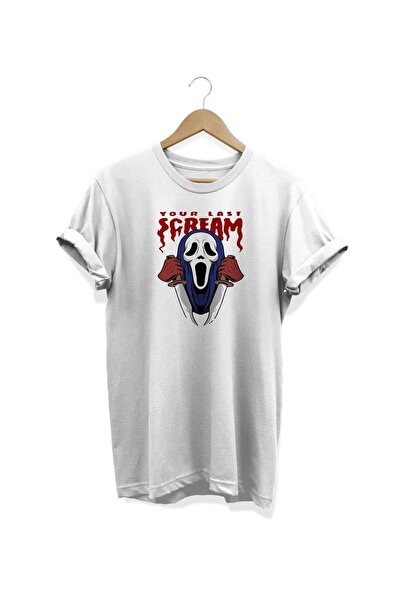 WİDİ Vrisak Štampano Belo T-shirt