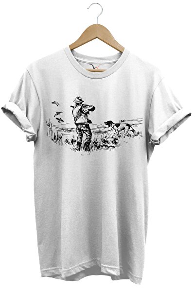 WİDİ Set câini de vânătoare cu imprimeu cu tematică de vânătoare - 100% bumba...