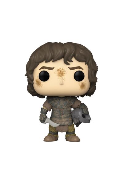 Funko سيد الخواتم - Frodo Baggins Pop! مجسم من الفينيل، بتفاصيل خوذة