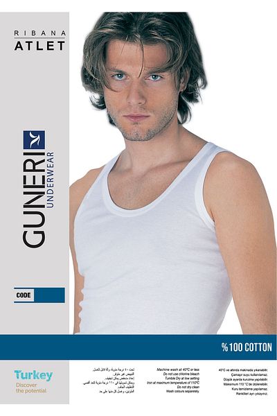 güneri 2-Piece Combed Cotton Undershirt