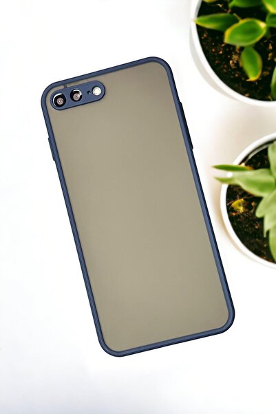 mooodcase İphone 8 Plus Uyumlu Buzlu Şeffaf Lüx Telefon Kılıfı Mchzr