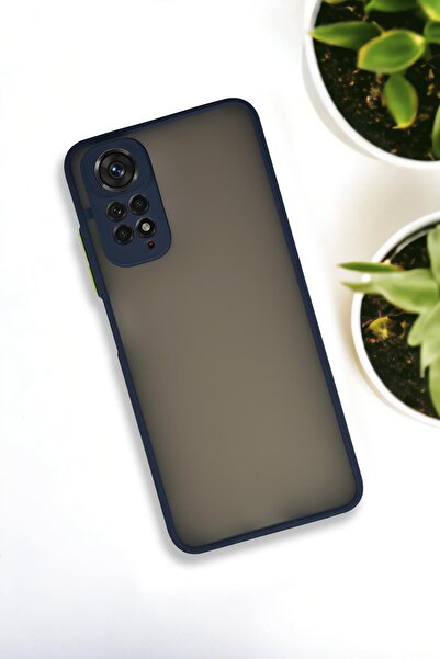 mooodcase Xiaomi Redmi Note 11 / Redmi Note 11s Uyumlu Buzlu Şeffaf Lüx Telefon Kılıfı Mchzr
