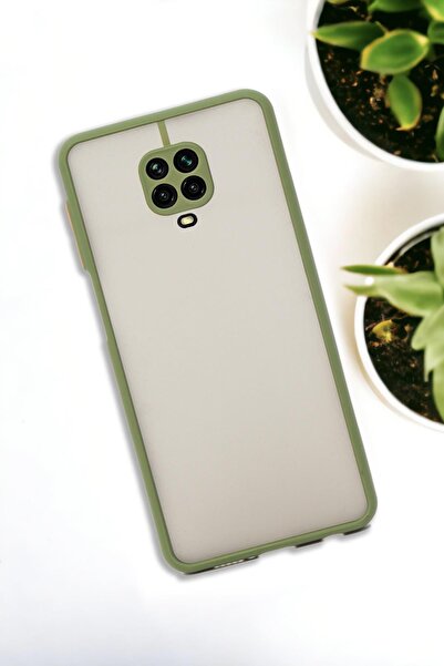 mooodcase Xiaomi Redmi Note 9 Pro Uyumlu Buzlu Şeffaf Lüx Telefon Kılıfı Mchzr