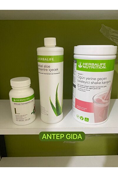 Herbalife Ekonomik Set / Ahududu Shake 550 Gr. - Aloe 473 Ml.. - Limon Çay 50 Gr