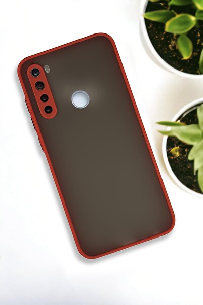 mooodcase Xiaomi Redmi Note 8 Uyumlu Buzlu Şeffaf Lüx Telefon Kılıfı Mchzr