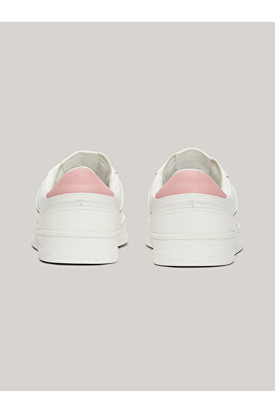 Tommy Hilfiger Suede Mixed Texture Court Trainers