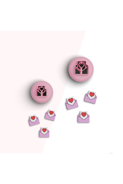 brocutters تنورة صغيرة من طين البوليمر - حرف قلب، قطع مجوهرات، قطع تزيين الكي...