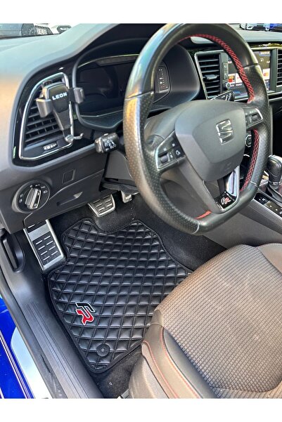 LeonTeamTurkey 2013/2020 SEAT LEON FR LOGO SİYAH DERİ PASPAS