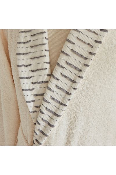 Karaca Home Offwhite Dena 100% βαμβακερό οικογενειακό σετ μπάνιου