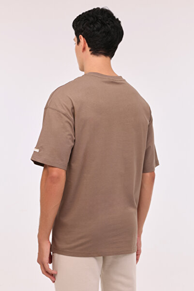 Lotto M-Armed T-Sh 4Pr Brown Men's Short Sleeve T-Shirt