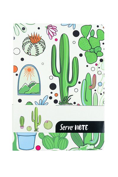 Serve Deep Pen + Notebook + Min + Eraser Gift Set - Nature Series
