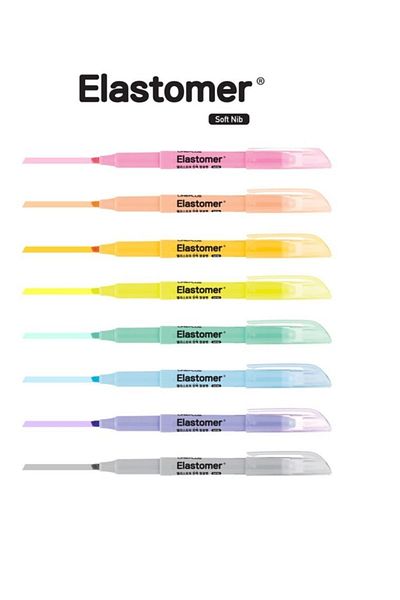Lineplus Elastomer Highlighter Pastel Colors Gray
