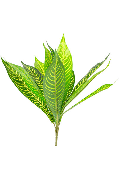 Herdekora باقة أوراق استوائية صناعية خضراء 48 سم.