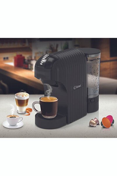 Kiwi Kcm-7597 Multikapsül Kahve Makinesi Siyah Dolce Gusto/ Toz Kahve Ile Uyumlu