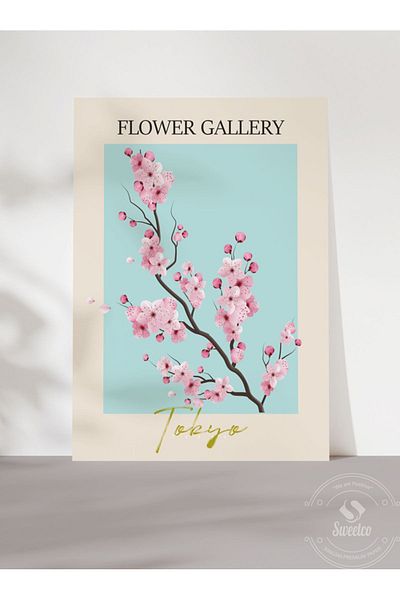 Sweetco Αφίσα Flower Gallery Tokyo χωρίς πλαίσιο |   Αφίσα της Γκαλερί των λουλουδιών του Τόκιο