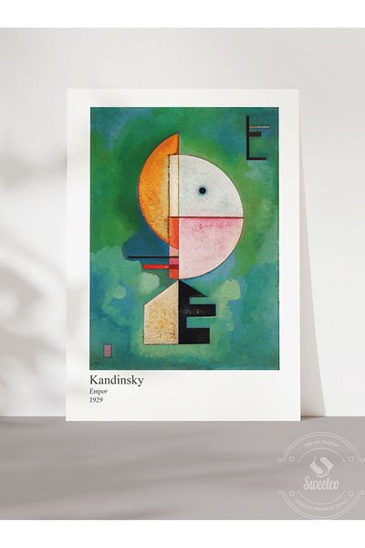 Sweetco Αφίσα Empor by Kandinsky χωρίς πλαίσιο |   Αφίσα ζωγράφου τέχνης