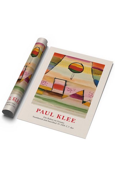 Sweetco Der Ballon im Fenster από τον Paul Klee Αφίσα χωρίς πλαίσιο |   Αφίσα ζωγράφου τέχνης