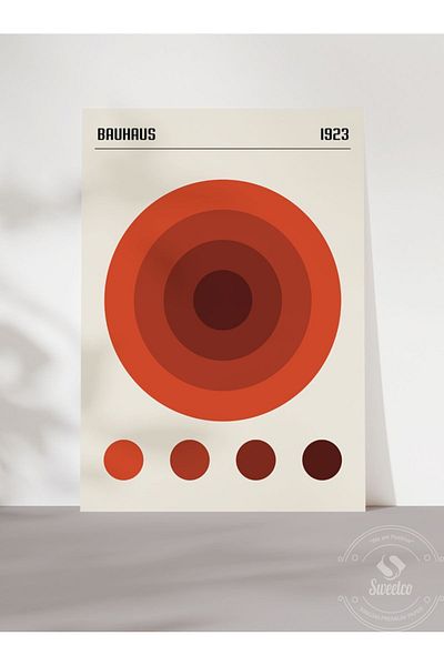 Sweetco Bauhaus Ιούλιος Σεπτέμβριος 1923 Αφίσα Νο10 χωρίς πλαίσιο |   Αφηρημένη αφίσα αφηρημένης τέχνης