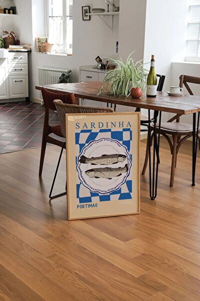 Sweetco Sardinha Çerçevesiz Poster | Sardalya Mutfak Posteri