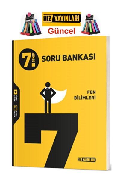 Hız Yayınları 7.Sınıf Yeni Müfredat Fen Bilimleri Soru Bankası +Kalemlik