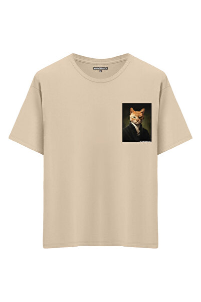Mounte Bianca Unisex Gospodin Mačak - Oversize kroj T-shirt