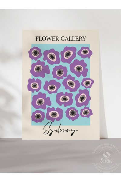 Sweetco Αφίσα Sydney Flower Gallery - Χωρίς κορνίζα Flower Gallery