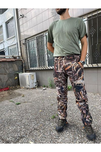WİDİ Hunting Camouflage Pattern Softshel - Παντελόνι από χιόνι, νερό και αντιανεμικό