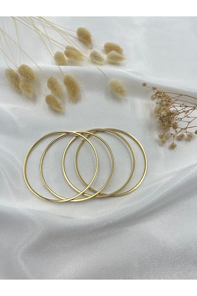 Nova 4Pcs Model Steel Ajda Flat Bracelet