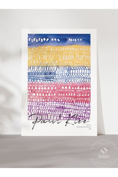 Sweetco Παλιά πόλη από τον Paul Klee Αφίσα χωρίς πλαίσιο