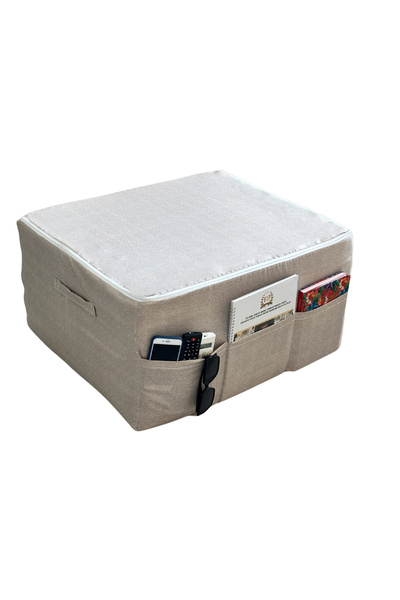 Vip Home Concept Market Ürünleri Ultra Kalın 11 CM Katlanır Sünger Yatak, Puf Yatak, Puf Olabilen Yatak 70x180x11 cm-KREM