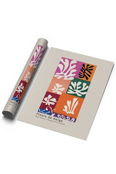 Sweetco Fleurs de Neige από τον Henri Matisse Αφίσα χωρίς πλαίσιο