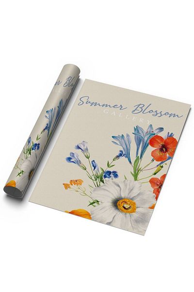 Sweetco Αφίσα χωρίς πλαίσιο Summer Blossom Gallery No2 |   Αφίσα Βοτανικής Γκαλερί Καλοκαιρινών Λουλουδιών
