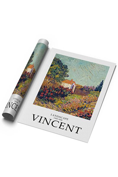 Sweetco Double Van Gogh 2'li Çerçevesiz Poster Set | Vincent van Gogh Sanat Çerçevesiz Poster Set