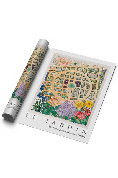 Sweetco Αφίσα Le Jardin No1 χωρίς πλαίσιο |   Αφίσα Βοτανικής Κήπου