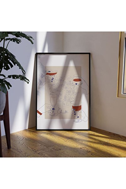 Sweetco Chill No2 Çerçevesiz Poster | Mutfak Bar Pizza Şarap Poster