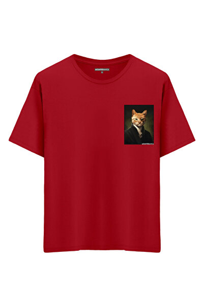 Mounte Bianca Unisex Gospodin Mačak - Oversize kroj T-shirt